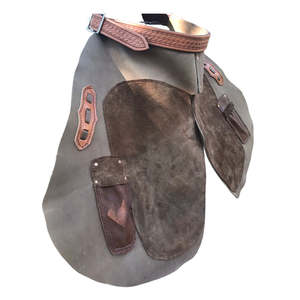 Delantal Profesional de Herrador en Cuero Vacuno Resistente para Herraje y Cuidado de Caballos, Instrumentos Veterinarios Ecuestres - Product Image 4