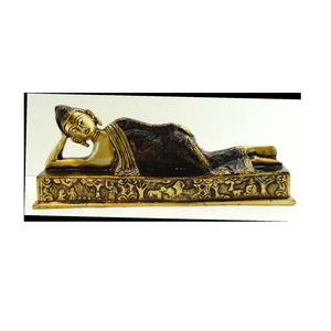 Esculturas de latón para decoración del hogar que aportan encanto antiguo y artesanía distintiva a las elegantes áreas de la sala de estar - Product Image 5