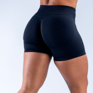 2025 pantalones cortos deportivos de gimnasio de secado rápido personalizados para mujeres cintura elástica Fitness entrenamiento ropa de Yoga - Product Image 1
