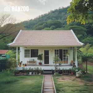 Piccola casa d'acciaio del contenitore della cabina <span class=keywords><strong>rustica</strong></span> del boscaiolo con le specifiche di costruzione del capannone del portico e le planimetrie per la casa o l'ufficio - Product Image 1