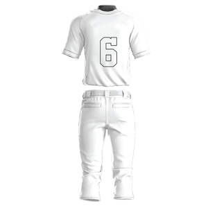 Nouveauté 2025 – Uniformes de baseball respirants de haute qualité, service OEM, antibactériens, 100 % coton/polyester, couleurs personnalisables - Product Image 1