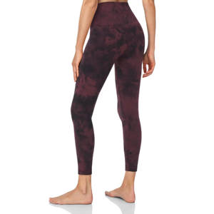 Logo personnalisé Leggings de yoga pleine longueur pour femmes taille haute pantalon d'entraînement de fitness antibactérien - Product Image 2