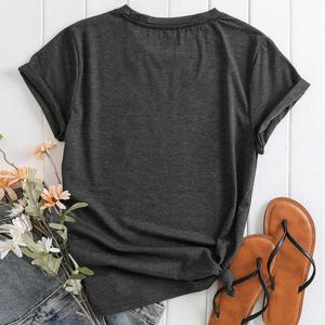 เสื้อยืดคอกลมออกแบบได้เองเสื้อยืดสำหรับผู้หญิงขนาดใหญ่ดีไซน์ใหม่ MS-TS-216แฟชั่น - Product Image 2