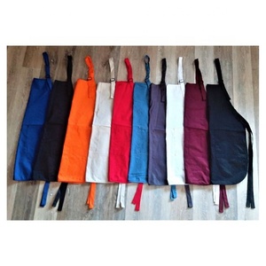 Accessible Sans Manches Gris Cuisine Ménage Polyester Coton Graisse Saleté Sûr Garder Calme Et Porter Un Tablier Salopette Adulte - Product Image 2