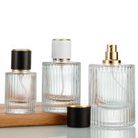 Botol Parfum Kaca Mewah Kosong 30ml Botol Semprot Kaca dengan Kemasan Kotak dan Sablon