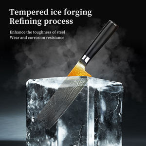 Vente en gros de commandes personnalisées, service OEM ODM, couteau de chef professionnel en acier inoxydable, couteau de cuisine damas tranchant pour légumes - Product Image 4