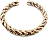 Tresse artisanale 99.99% pur cuivre magnétique contrôle du sang bracelets réglable minimaliste fil de cuivre Bracelets Pour Femme femmes