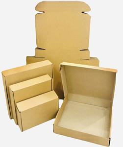 Boîte en carton ondulé auto-assemblante à design personnalisable, matériaux recyclés, épaisseur 2 mm, avantage UV, expédition de vêtements au Vietnam - Product Image 5