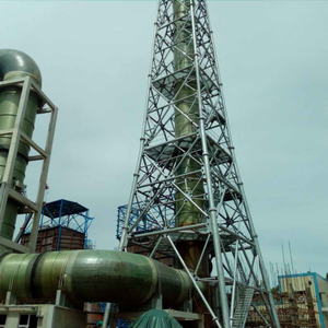 Canna Fumaria Industriale in Acciaio Rainbow, Altezza 137,5m, Diametro Uscita 3500mm, Resistente alla Corrosione, Garanzia 5 Anni, Tipo Torre per - Product Image 2