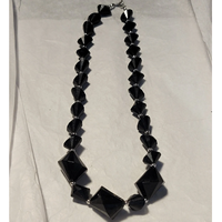 Nouveau Porte-clés Chapelet Catholique Bleu Marine, Perles en Résine Noire Mate 10mm, Prière Chrétienne, Écologique, Fait Main, Haute Qualité