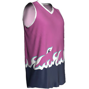 Créez vos propres maillots de basket-ball réversibles pour l'entraînement, avec impression de logo par sublimation, haute qualité, coupe automatisée, manches courtes - Product Image 6