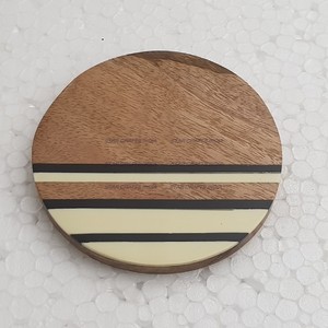 Nouveau style artisanat meilleurs sous-verres pour boissons meilleurs sous-verres en bois boisson écologique meilleurs sous-verres pour verre et bougies - Product Image 2
