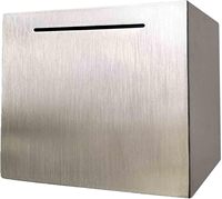 Tirelire incassable en métal d'acier inoxydable pour des adultes, boîte durable d'économie d'argent ouverte de must-break pour le bureau à la maison et les cadeaux