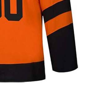 Jersey de hockey sobre hielo de sarga de aparejos de bordado por sublimación personalizado de poliéster profesional para servicios de equipos canadienses - Product Image 5