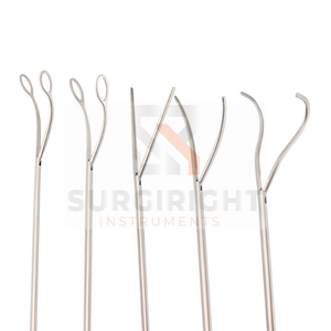 Pinzas Pulmonares Manuales de Acero Inoxidable para Toracoscopia, Agarre Linfático, Certificación CE, Kit Quirúrgico Clase I de SurgiRight - Product Image 2