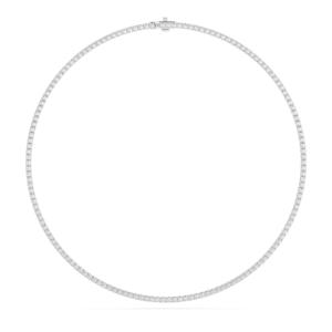 11.31 Carat F-G/VS Lab Grown Round Cut Diamond <b>Tennis</b> <b>Necklace</b> 20 Inch in <b>Sterling</b> <b>Silver</b> Elegant Gift for Her - Product Image 2
