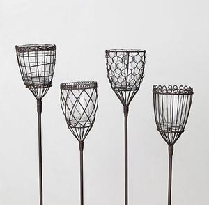 Estacas de jardín de metal decorativas con estilo para patio de césped y jardín para agregar elegancia y atractivo rústico al aire libre - Product Image 3