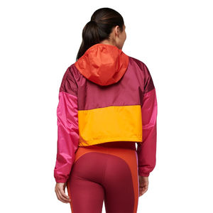 Haute qualité femmes culture coupe-vent veste 100% coton matériel respirant sur mesure Logo impression OEM Service - Product Image 2