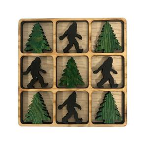 Pièces en bois et accessoires de jeu de société, figurines de pin, figurines Bigfoot, jetons de jeu en bois, miniatures - Product Image 1