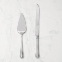 Ensemble de serveurs à gâteau de luxe et durables, collection 2 Brother's, acier inoxydable de haute qualité, conçu pour compléter les présentations de table élégantes