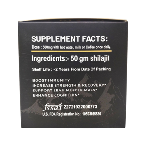Résine de Shilajit de l'Himalaya OEM 50g 99% Originale Sauvage Qualité Alimentaire pour l'Énergie, la Force, le Soutien Immunitaire Hommes Femmes - Product Image 5