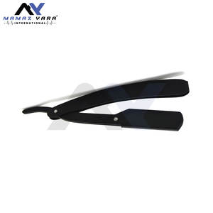 Barber Salon Straight Cut Throat Wet Shaving <b>Razor</b> <b>Mens</b> Hair Cutting Beard Shaping Traditional Black Handle <b>Razor</b> Salon Home - Product Image 4