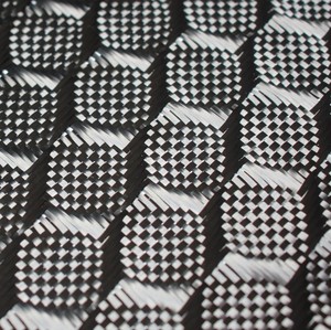 Tela de Fibra de Carbono Ignífuga Jacquard Tejida con Imagen Cúbica para Uso Industrial - Product Image 6