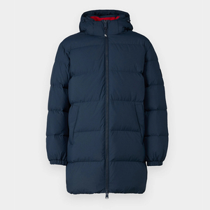 Veste matelassée à capuche pour homme personnalisable, tendance, chaude, pour l'hiver, avec fermeture éclair longue, plusieurs poches, pour l'extérieur - Product Image 1