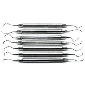 Instrumentos Dentales con Logotipo Personalizado, Kit de Curetas Gracey, Suministro Directo de Fábrica, Juego de Herramientas de Cirugía Periodontal, Servicio OEM - Product Image 3