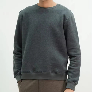 Sweat-shirt d'hiver pour hommes de haute qualité coupe ample 100% coton vente chaude sweat à capuche uni personnalisé technique lavée en gros - Product Image 1