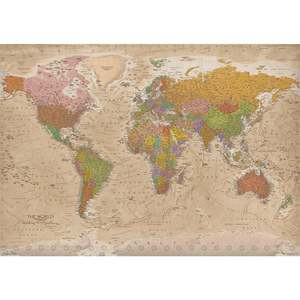 Rompecabezas de Mapa del Mundo Vintage de 1000 Piezas, Diseño Personalizado, Juguete Educativo con Muestra Gratis e Impresión de Logotipo, Mapas en Minutos - Product Image 2