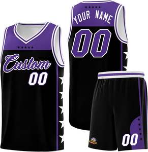 Personnalisable Léger Réversible Basketball Jersey Évacuation De L'humidité Respirant Maille Uniforme Imprimé Techniques D'été Ensembles - Product Image 1