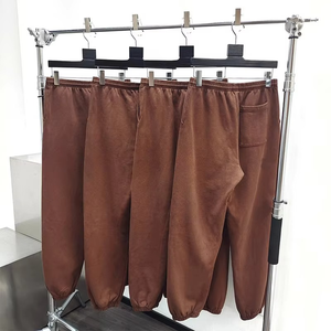 Pantalones Deportivos Holgados para Hombre, de Alta Calidad, Ajuste Holgado, Color Sólido, Personalizables, 100% Algodón, Parte Inferior Abierta, Estilo Holgado - Product Image 1