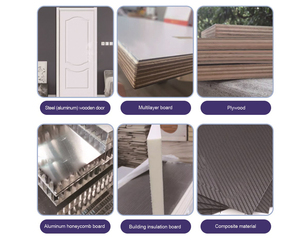 Aplicador de flujo de pegamento de poliuretano de madera laminada cruzada CLT con aislamiento sándwich de cemento Eps ligero de búsqueda de bordes automático - Product Image 4