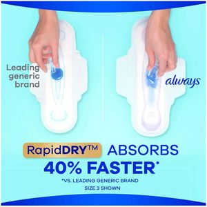 Always Thin Dailies Liners, sin perfume, envuelto, 60 unidades - Product Image 3