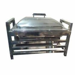 Ensemble de buffet de réchauds noirs Cuisiniers réchaud électrique en acier inoxydable cuisinart réchaud ovale en acier inoxydable - Product Image 2