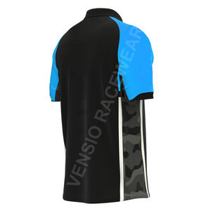 Polos cortos transpirables de secado rápido de poliéster para hombre al por mayor, diseño inspirado en mountainbike, ropa deportiva para motocicleta, Pit - Product Image 4
