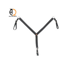 Plastron d'équitation en cuir véritable de haute qualité, attache de martingale pour l'équitation, vente chaude pour chevaux - Product Image 2