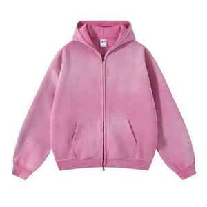 เสื้อฮู้ดโอเวอร์ไซส์แบบมีซิปรูดทรงโอเวอร์ไซส์ซักแบบมีซิป - Product Image 4