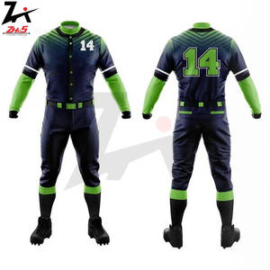 Uniformes de Béisbol Personalizados con Impresión por Transferencia de Calor, 100% Poliéster, Transpirables, Duraderos, Camisetas de Equipo Personalizadas - Product Image 4