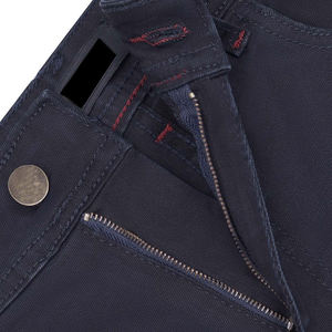 กางเกงยีนส์สำหรับผู้ชายผ้าแคนวาสสีล้วนเอวสูงสีพื้นเหมาะสำหรับใส่กลางแจ้งแบบลำลองฤดูร้อน - Product Image 2