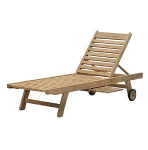 Paradis tropical chaise longue en bois massif lit de soleil pour piscine chaise pliante naturelle usine directe - Product Image 1