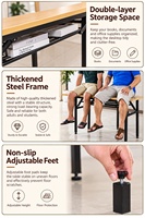 Table de formation pliable, tailles au choix, rangement facile, mobilier scolaire et de bureau abordable