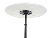 Table ronde en marbre blanc Lifepursue Europe Bistro Dia60cm
