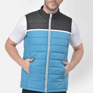 Producto de tendencia Servicio OEM Precio barato Hombres Chaleco acolchado Tamaño regular Pakistán Fabricante Chaleco acolchado para hombres Personalizado - Product Image 1