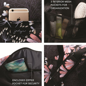 <b>Large</b> Canvas Duffel <b>Bag</b> for Women Ladies Travel Carry-On <b>Shoulder</b> Overnight Sport Wear Wholesale Fabric with Polyester Lining - Product Image 4