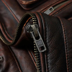 2025 Top Selling Custom Men's Premium Quality <b>Winter</b> <b>Leather</b> <b>Jacket</b> with Stand Collar & Popular Pocket Decoration for men - Product Image 4