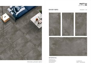 Baldosas duraderas de 600x1200mm para suelo de porcelana de estilo moderno, superficie resistente a los arañazos para áreas de alto tráfico, función de ladrillo refractario - Product Image 5