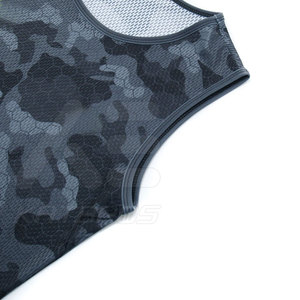 KATBROS INDUSTRY Camo Printed Breathable Quick Dry Lightweight Spandex/Polyester/Mesh Short Sleeve Adult Men's <b>Cycling</b> <b>Jersey</b> - Product Image 4