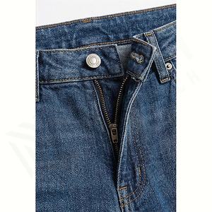 Jeans de Mezclilla Lavados, Ajustados, Transpirables, de Diseño Premium, Costuras de Calidad, Color Personalizado para Invierno - Product Image 4